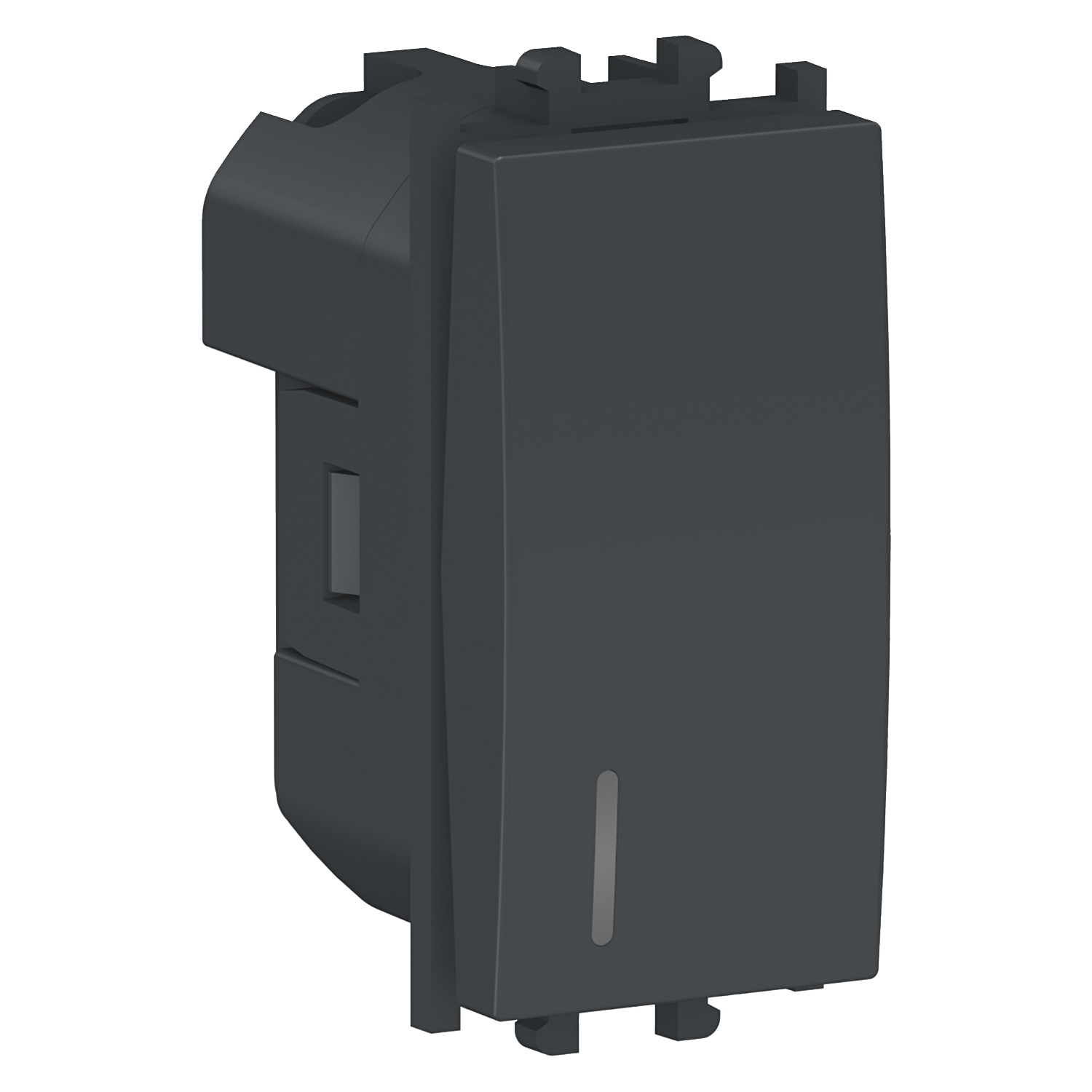 Intrerupator Schneider Easy Styl indicator luminos 1M negru LMR1401003