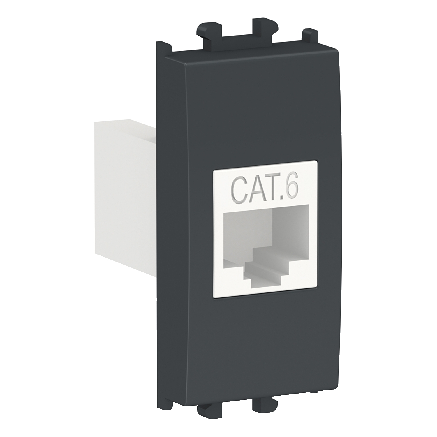 Priza date Schneider Easy Styl RJ45 cat6 UTP 1M negru LMR6233003