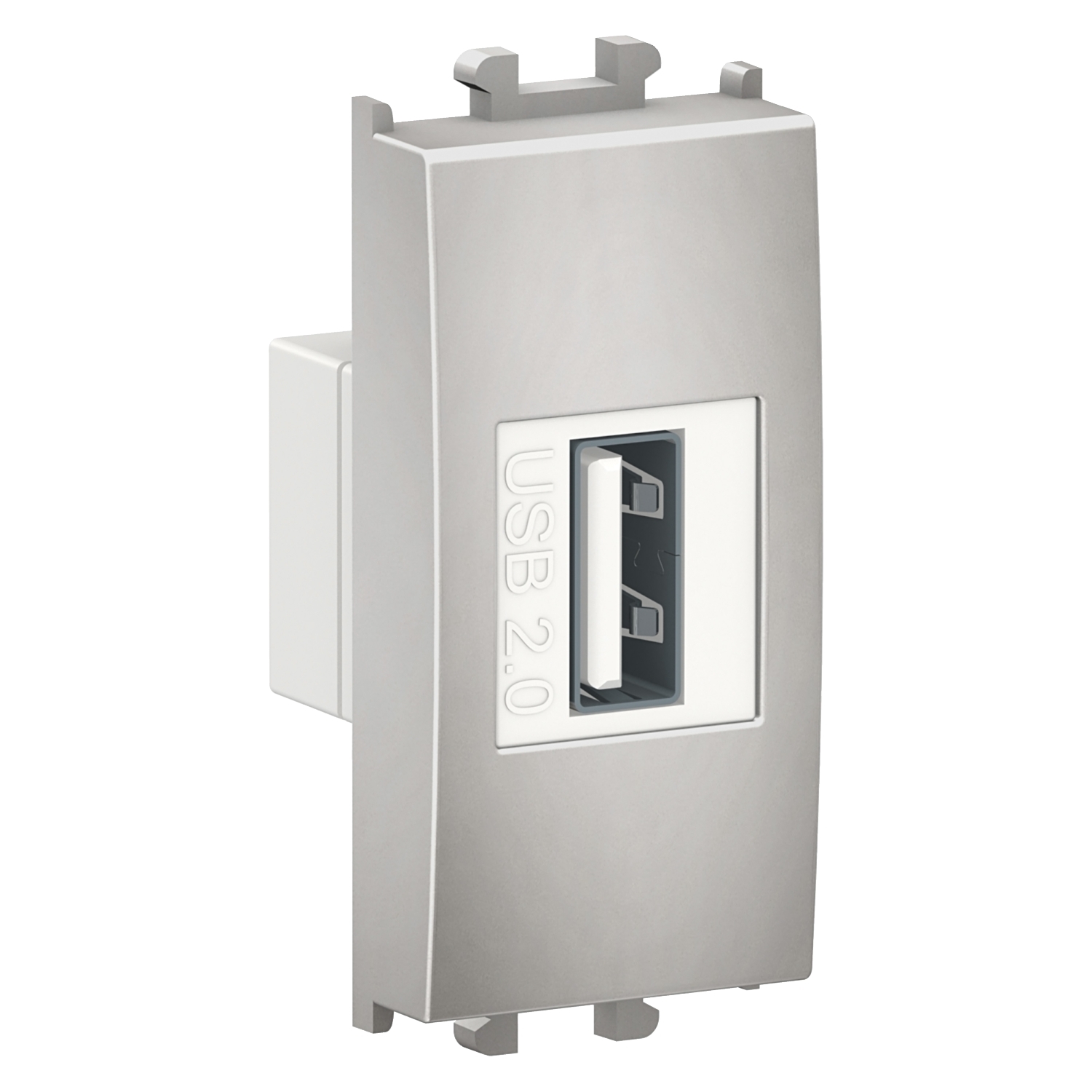 Priza date USB Schneider Easy Styl 1M argintiu LMR9810004