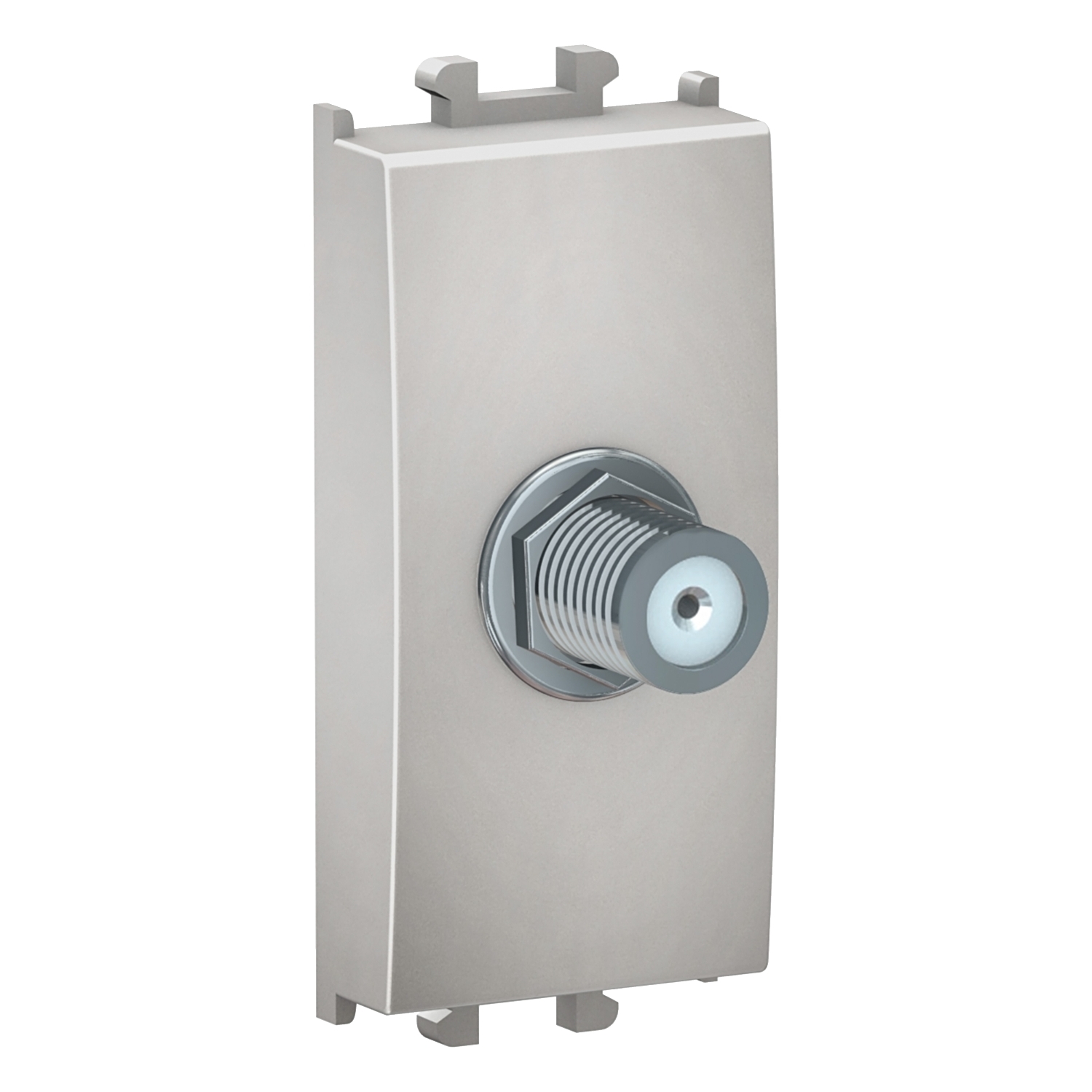 Priza SAT Schneider Easy Styl tip F 1M argintiu LMR6128004