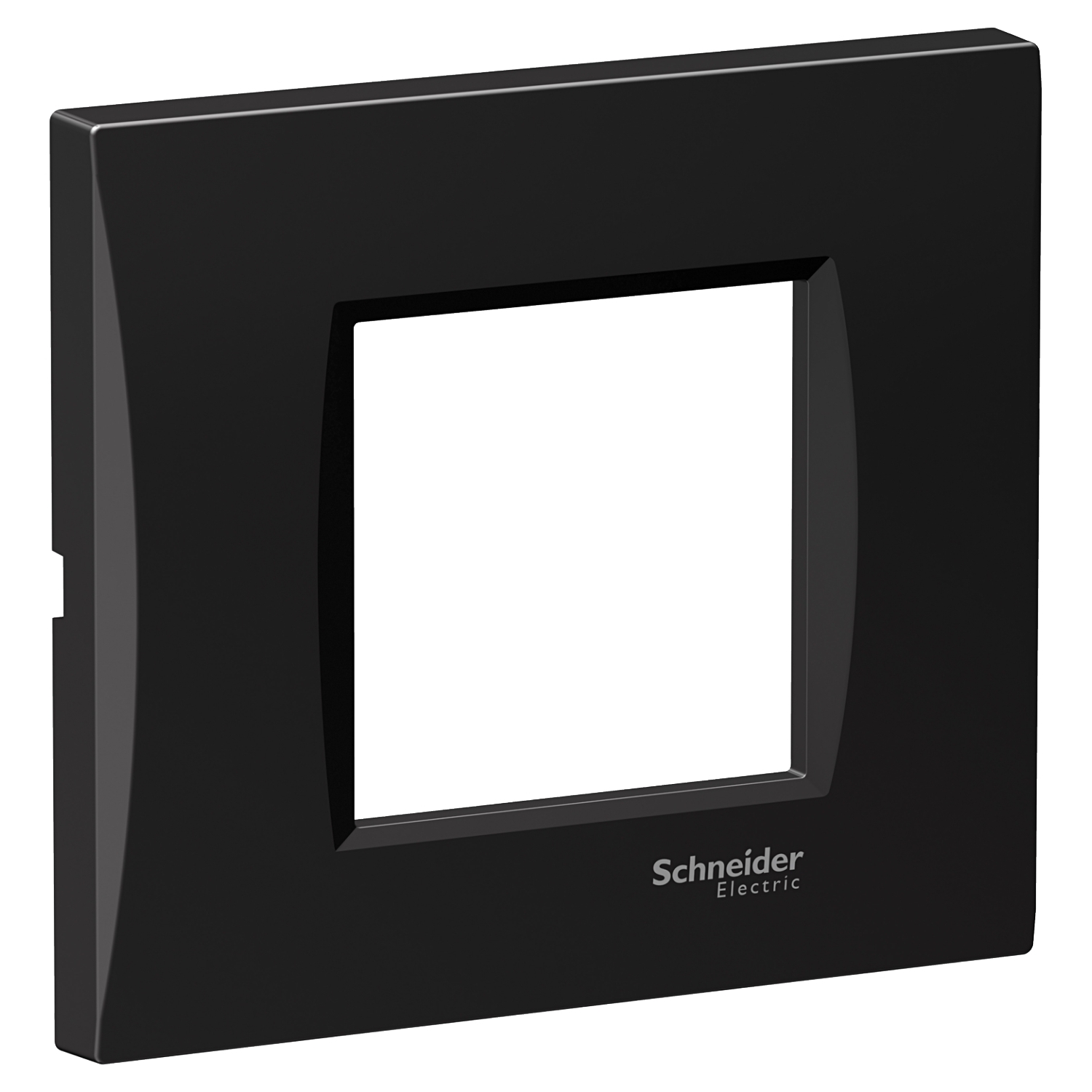 Rama ornament Schneider Easy Styl 2 module Curbata Negru metalic LMR7362005