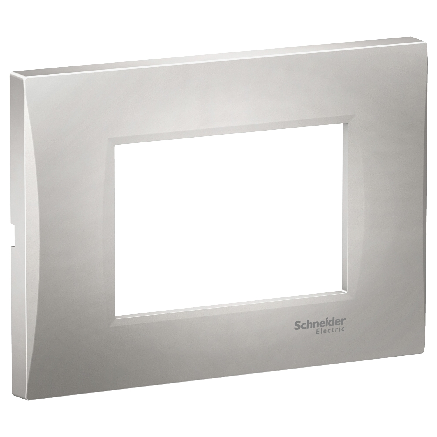 Rama ornament Schneider Easy Styl 3 module Curbata Argintiu LMR7263005