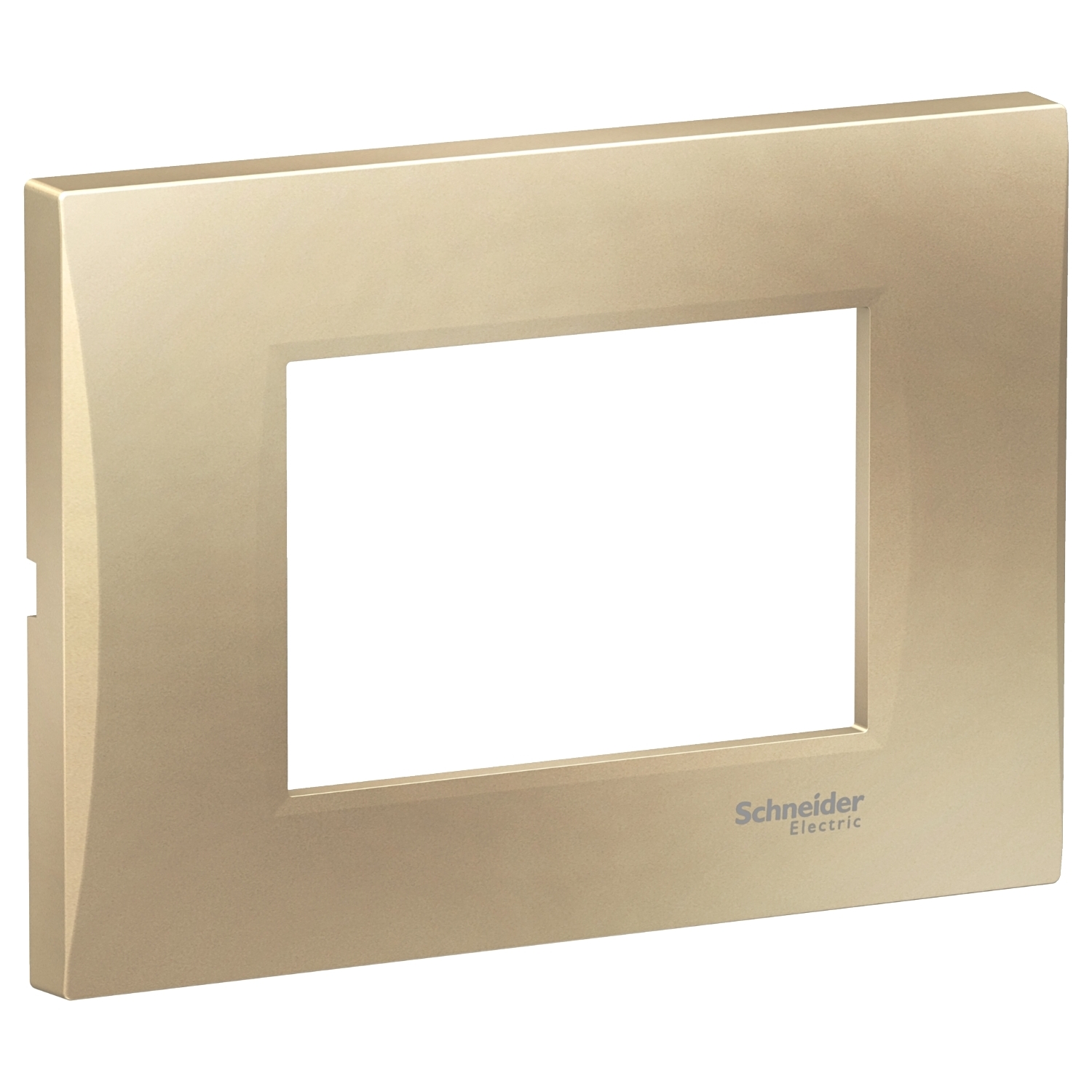 Rama ornament Schneider Easy Styl 3 module Curbata Bej metalic LMR7263008