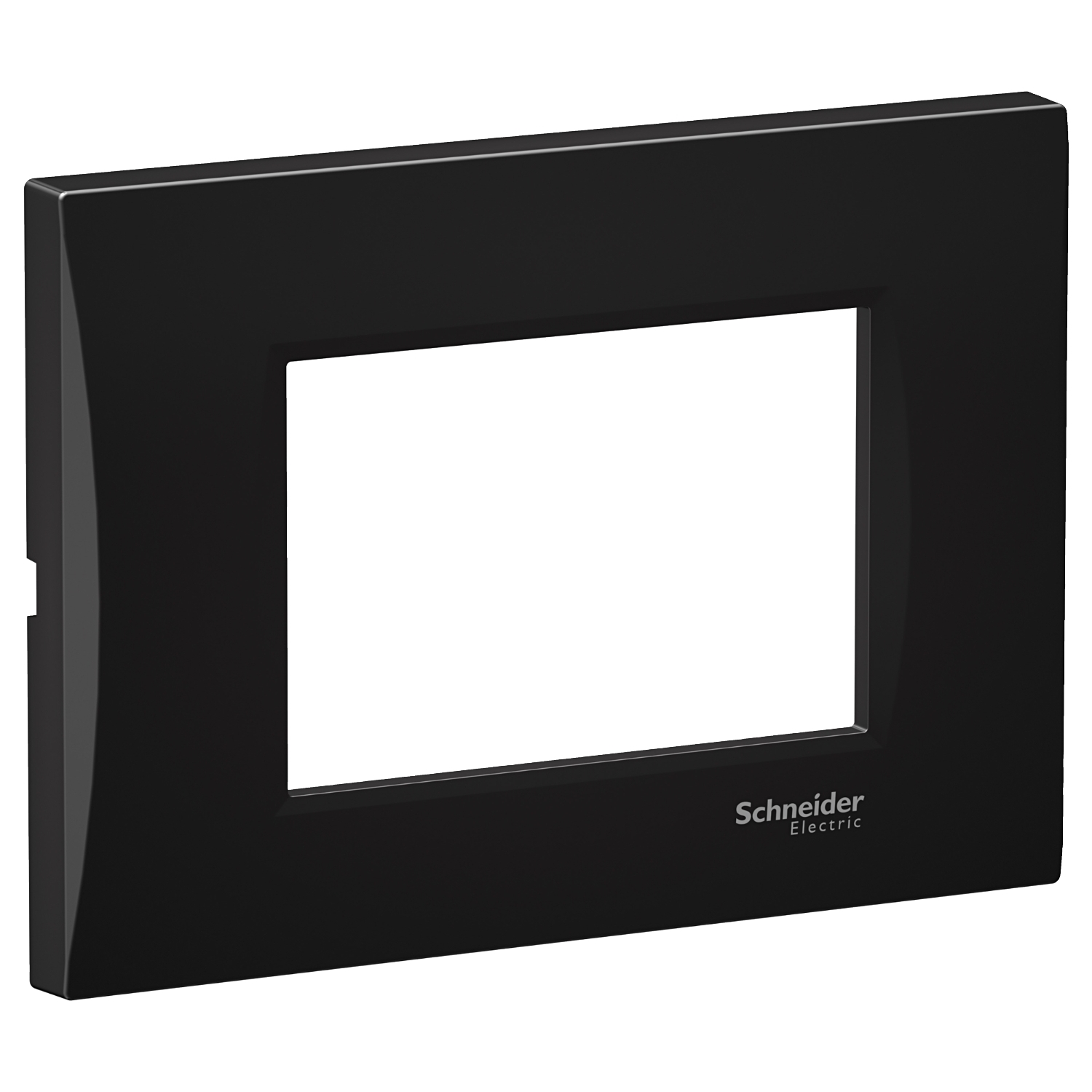 Rama ornament Schneider Easy Styl 3 module Curbata Negru metalic LMR7263003