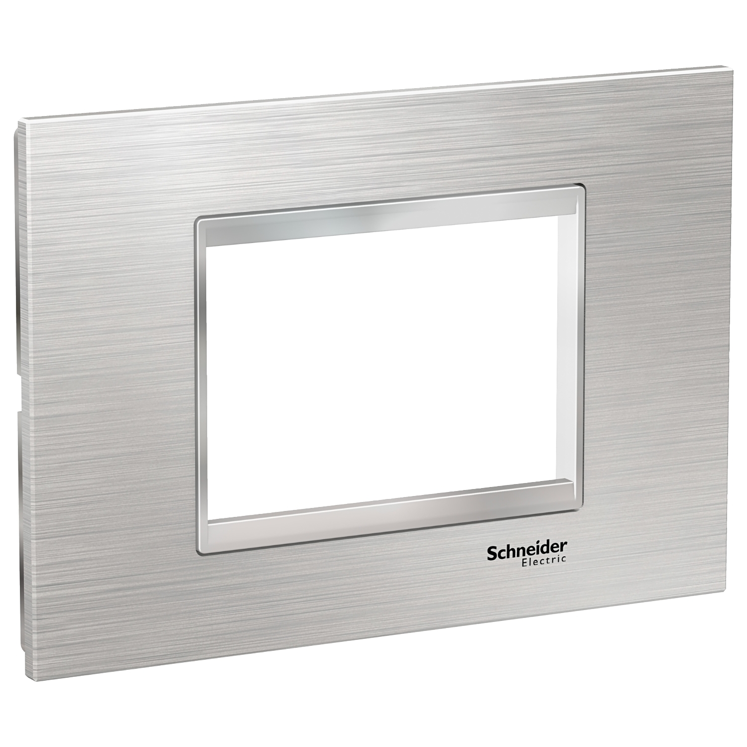 Rama ornament Schneider Easy Styl 3 module Inox Argintiu/Crom LMR7763038