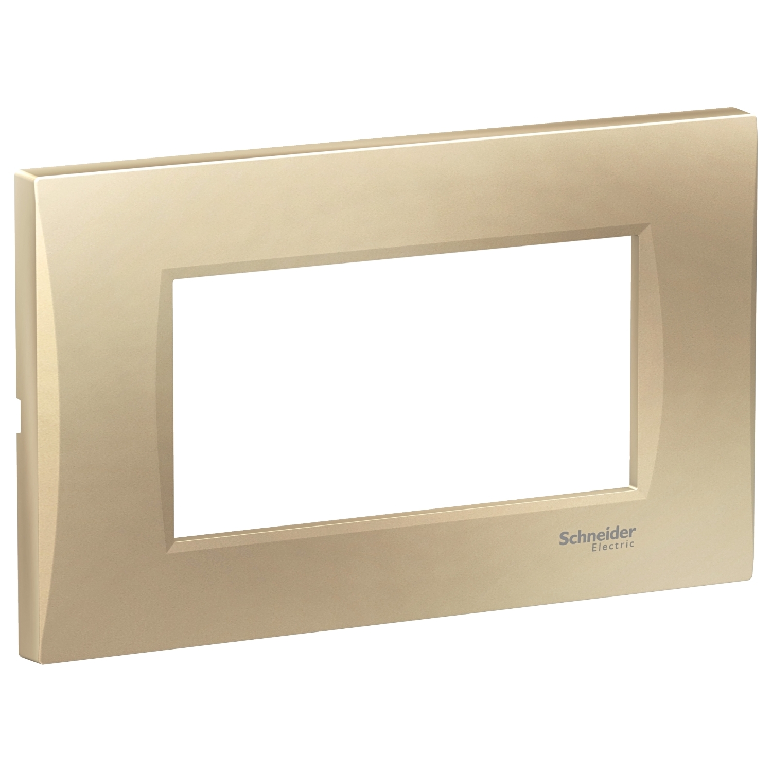 Rama ornament Schneider Easy Styl 4 module Curbata Bej metalic LMR7364007