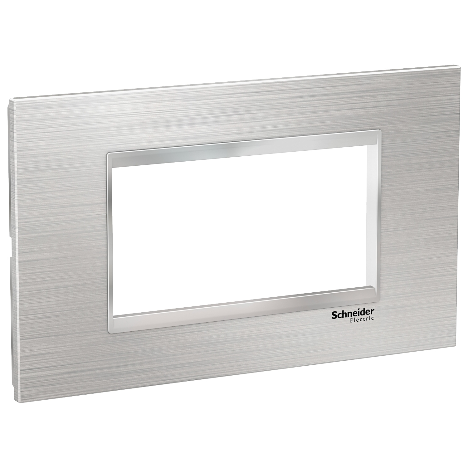 Rama ornament Schneider Easy Styl 4 module Inox Argintiu/Crom LMR7664038