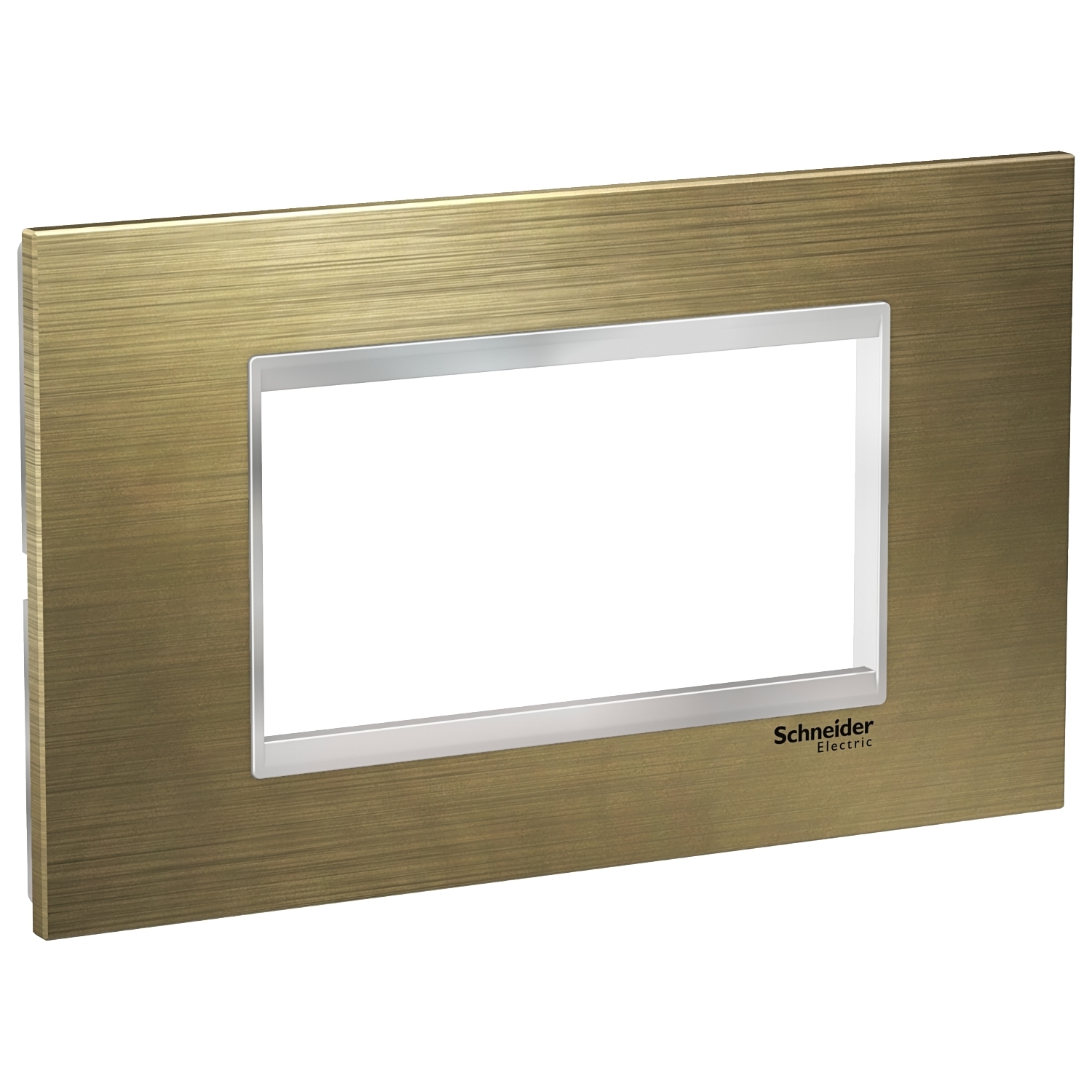 Rama ornament Schneider Easy Styl 4 module Inox Bronz/Crom LMR7724038