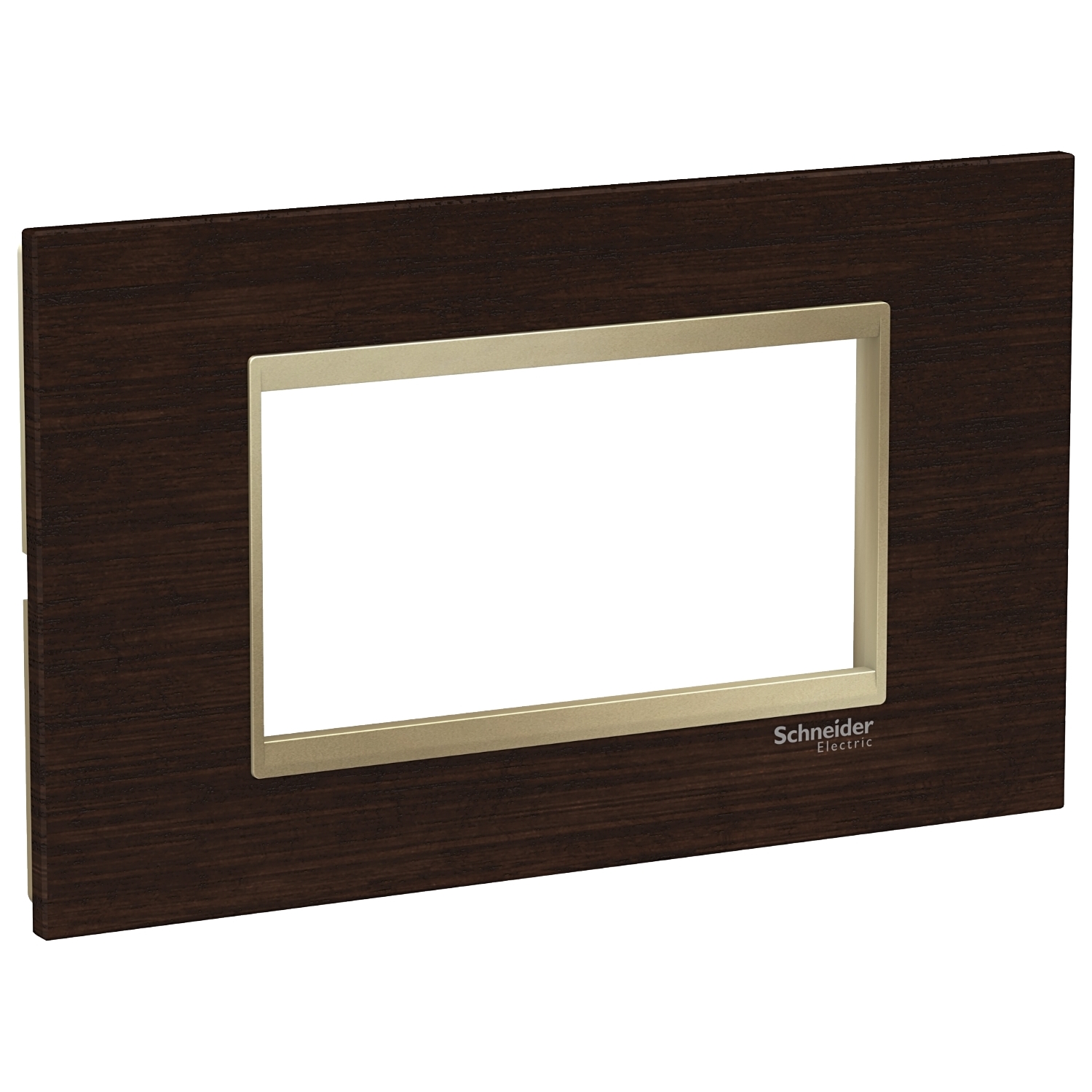 Rama ornament Schneider Easy Styl 4 module Lemn Wenge/Bej metalic LMR7844039