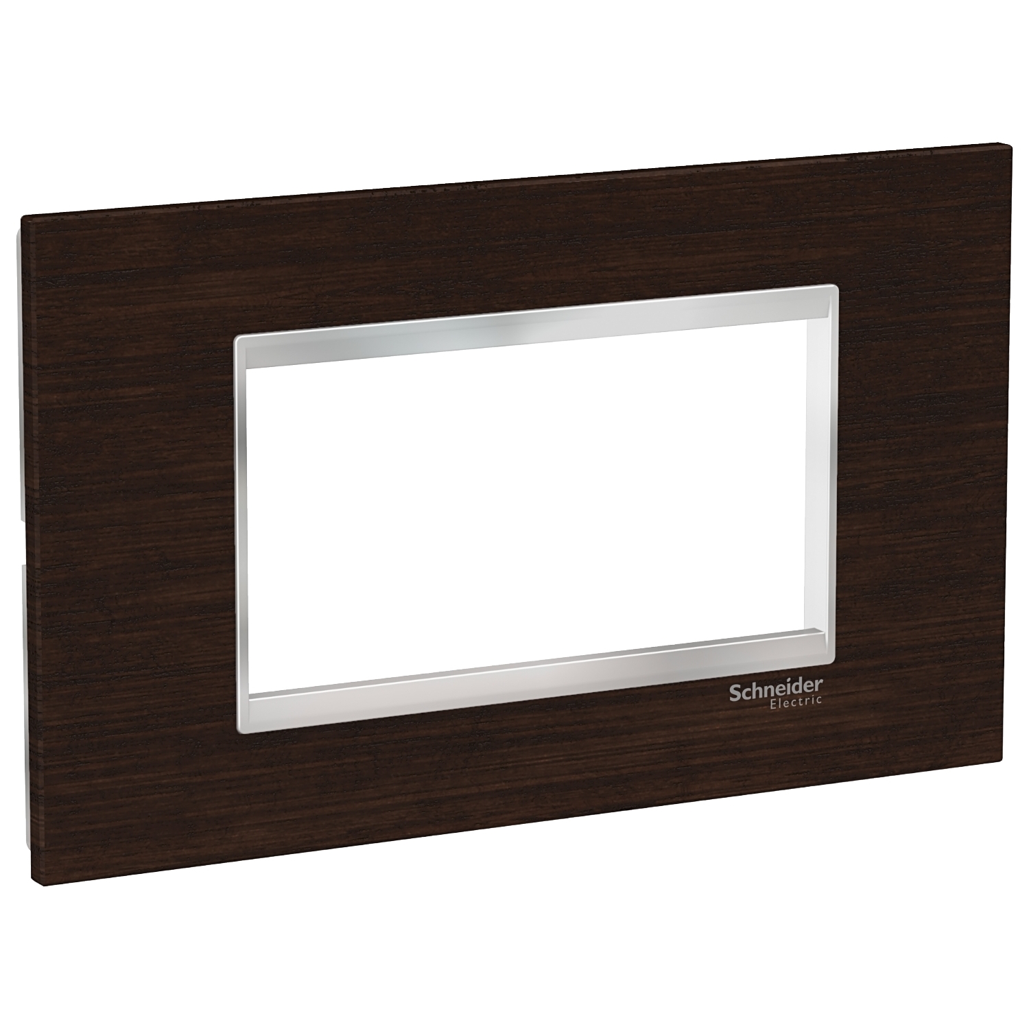 Rama ornament Schneider Easy Styl 4 module Lemn Wenge/Crom LMR7844038