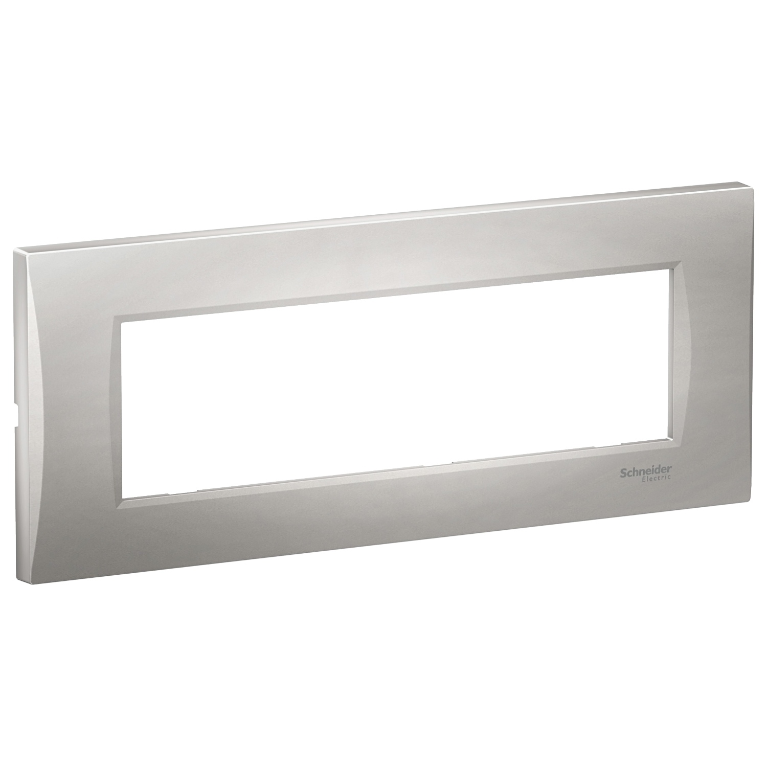 Rama ornament Schneider Easy Styl 7 module Curbata Argintiu LMR7367004