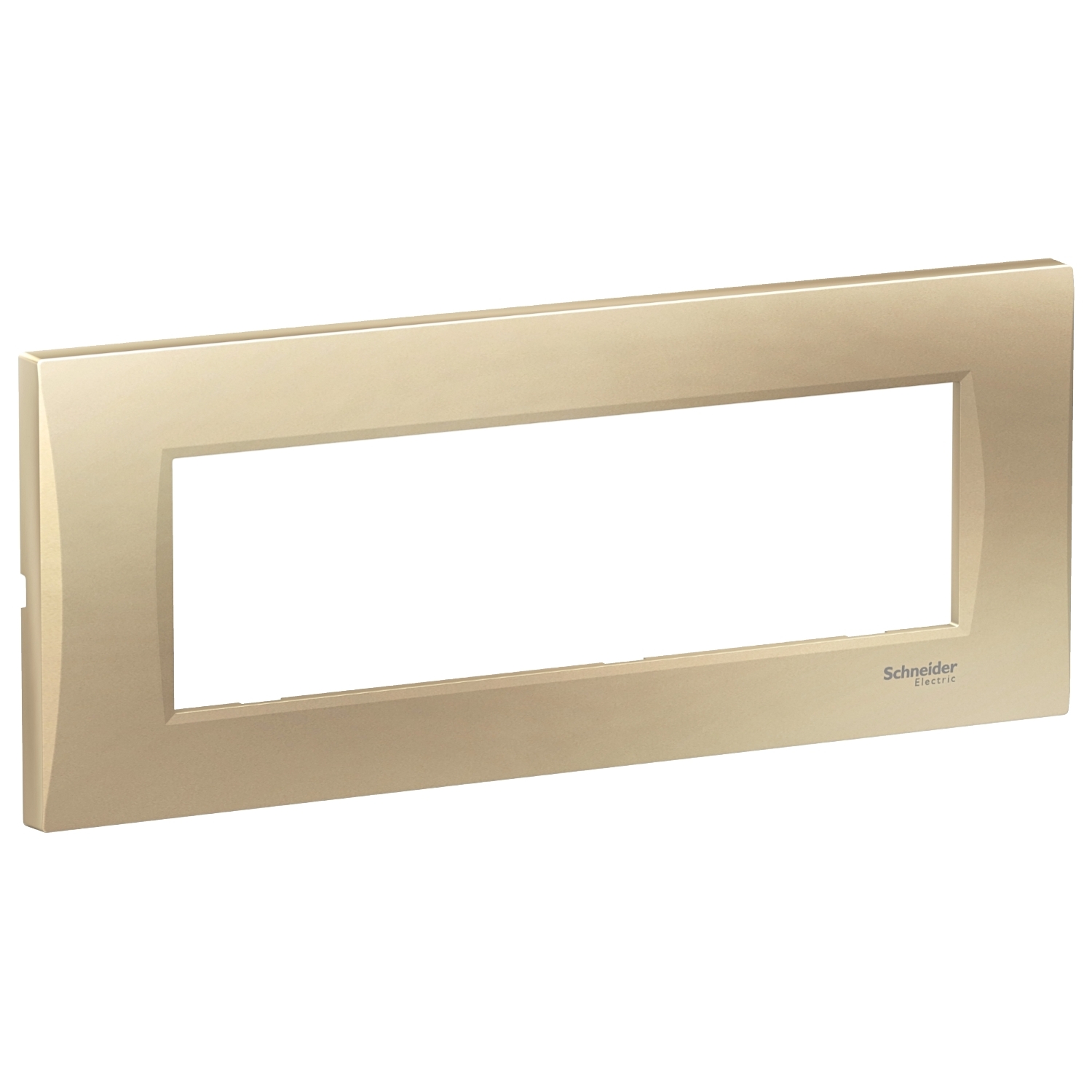 Rama ornament Schneider Easy Styl 7 module Curbata Bej metalic LMR7367007