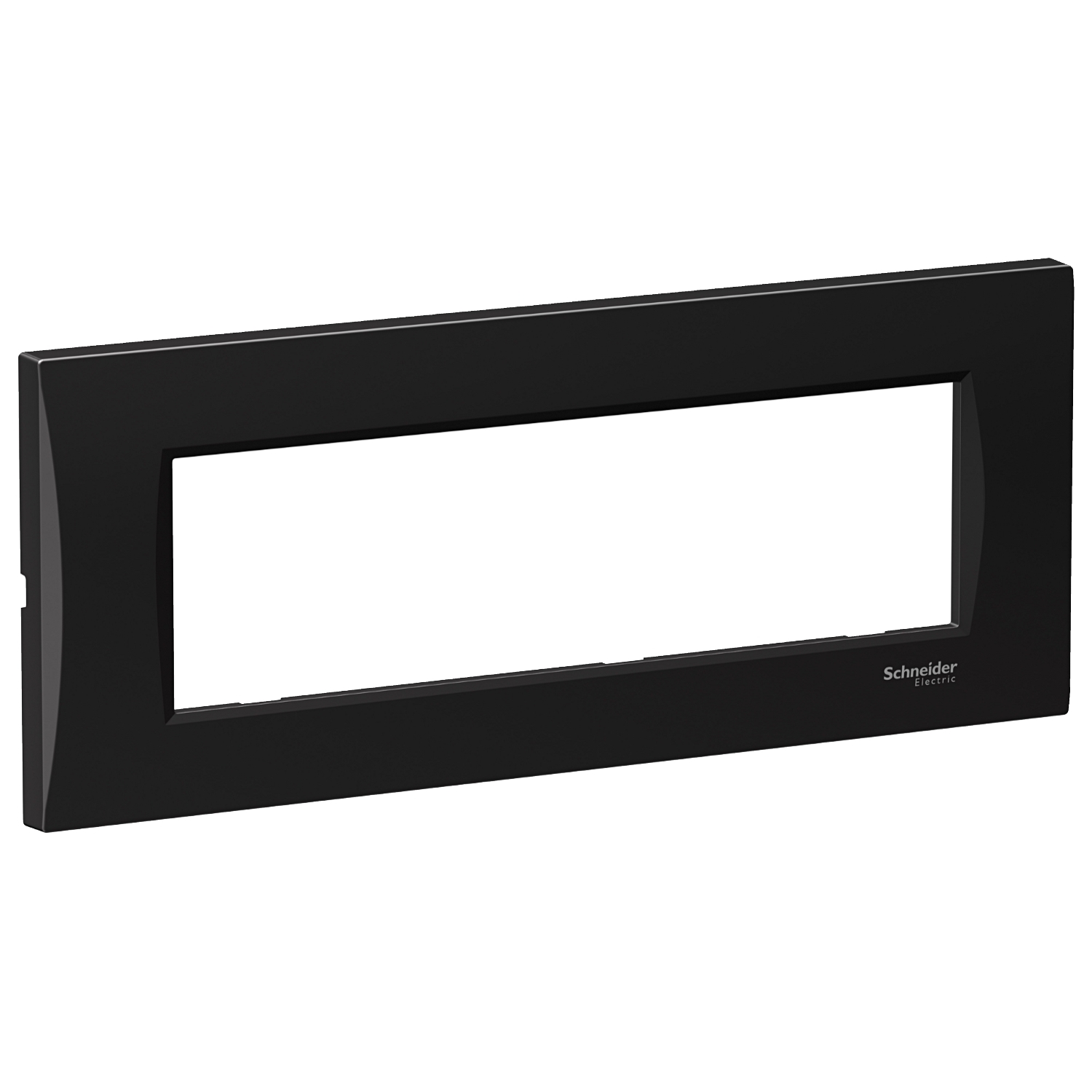 Rama ornament Schneider Easy Styl 7 module Curbata Negru metalic LMR7367005