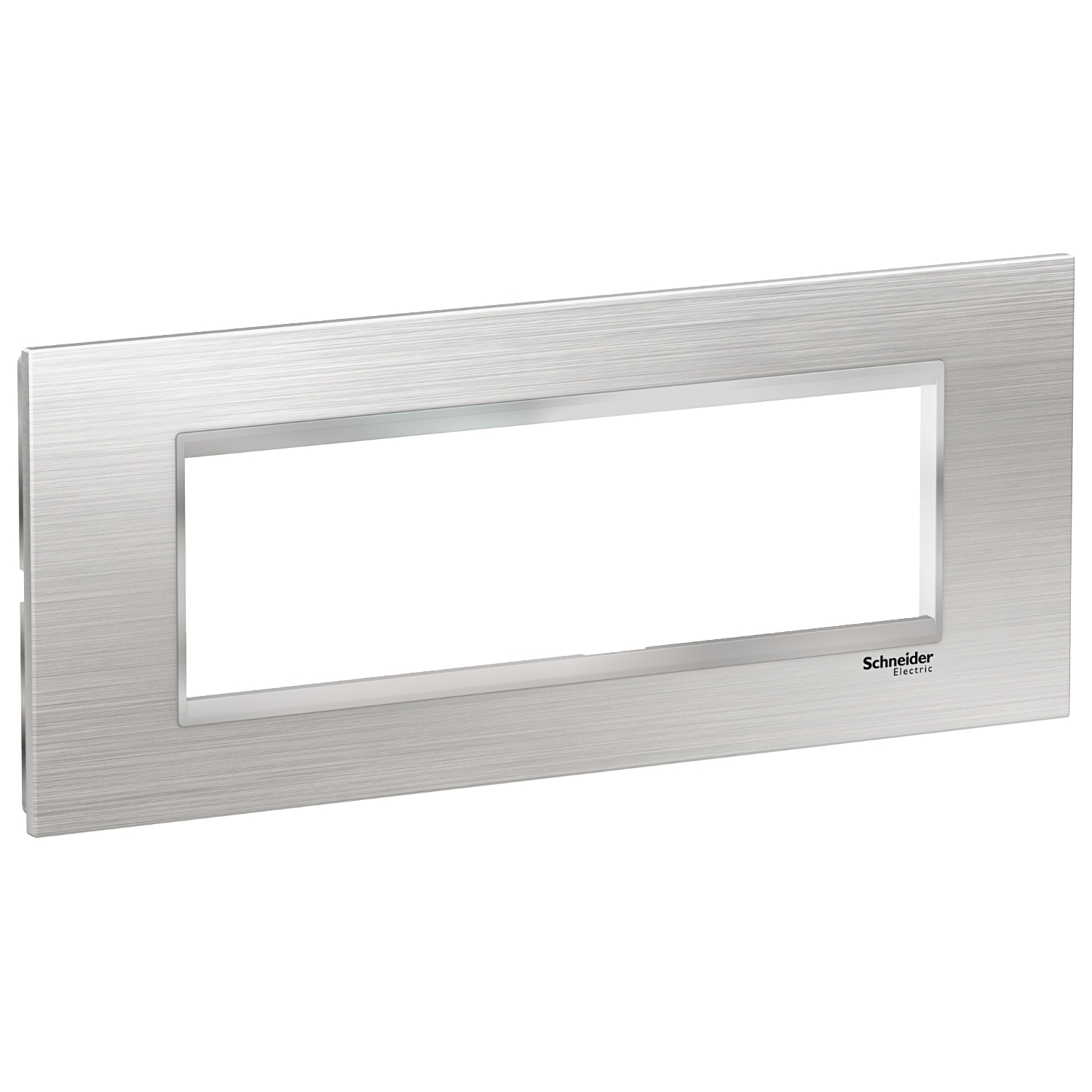 Rama ornament Schneider Easy Styl 7 module Inox Argintiu/Crom LMR7667038