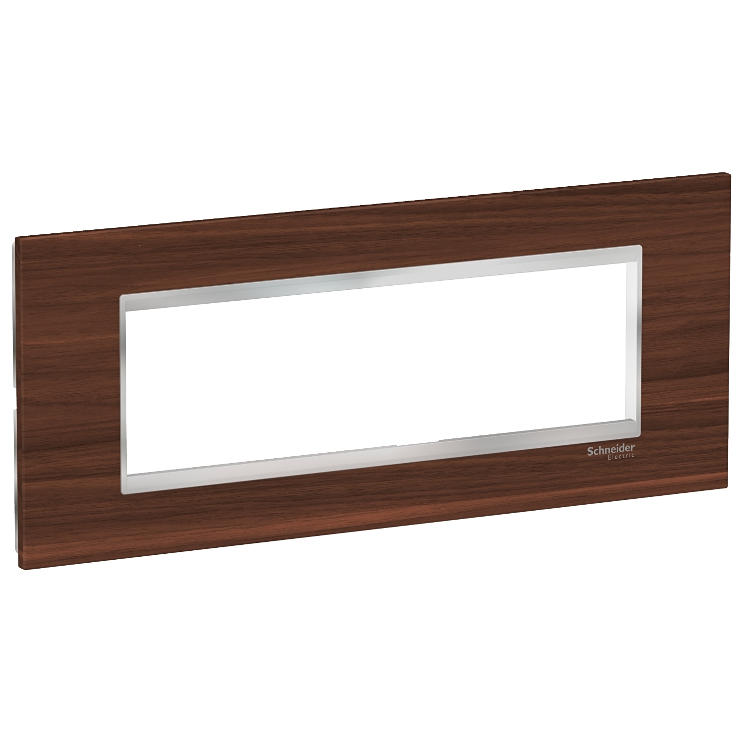 Rama ornament Schneider Easy Styl 7 module Lemn Aluna/Crom LMR7827038