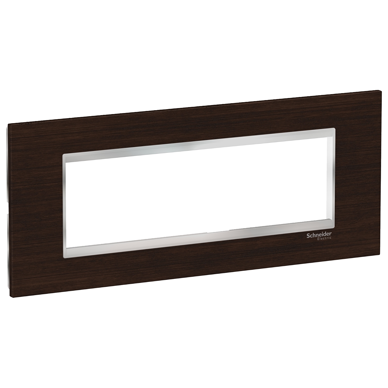 Rama ornament Schneider Easy Styl 7 module Lemn Wenge/Crom LMR7847038