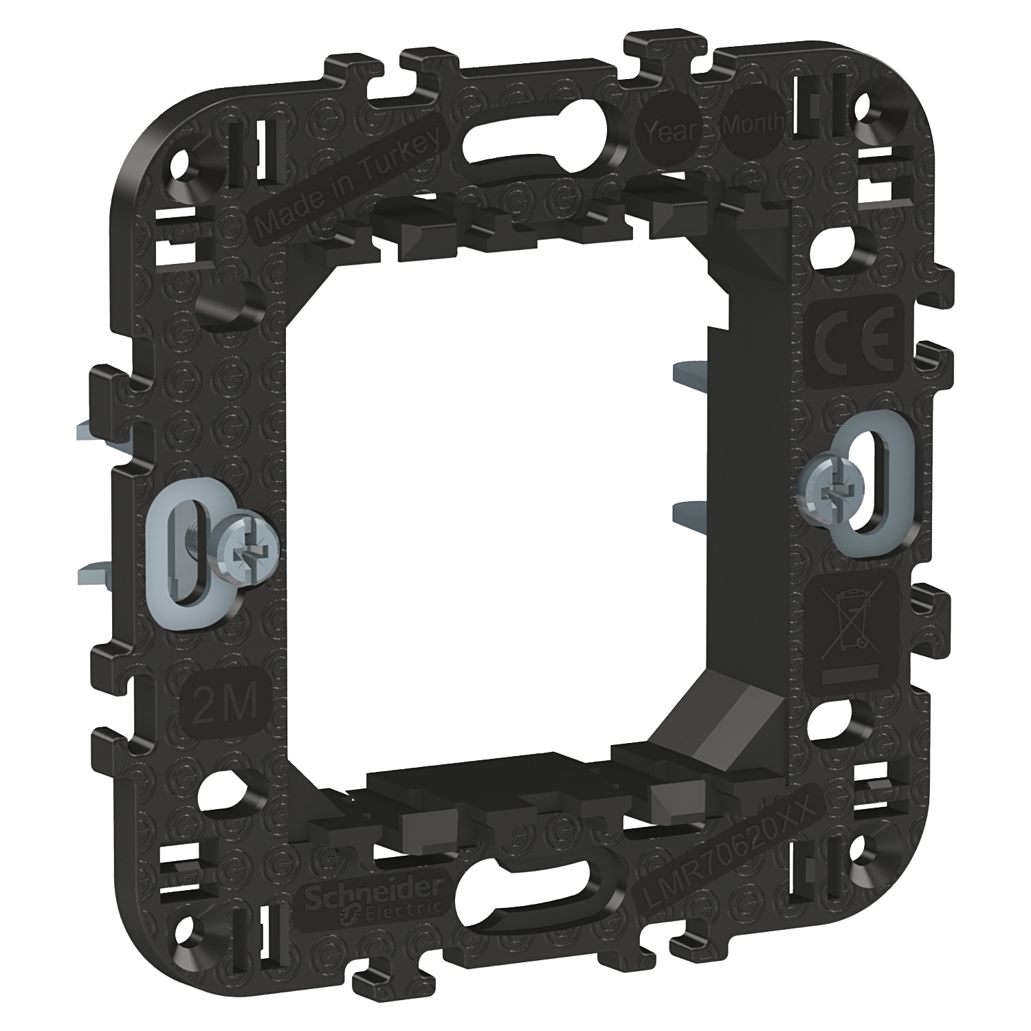 Suport fixare Schneider Easy Styl cu gheare 2M negru LMR7162003