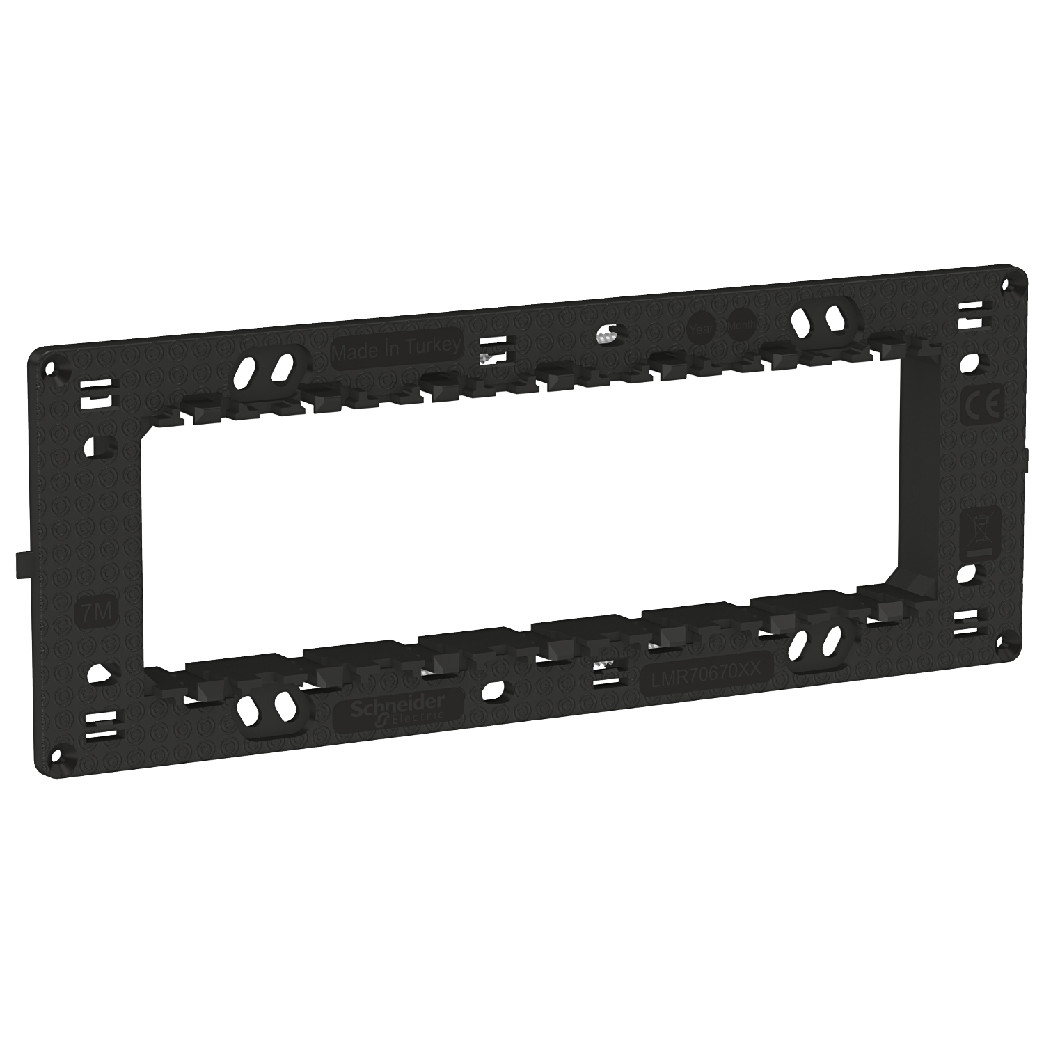 Suport fixare Schneider Easy Styl 7Module negru LMR7067003