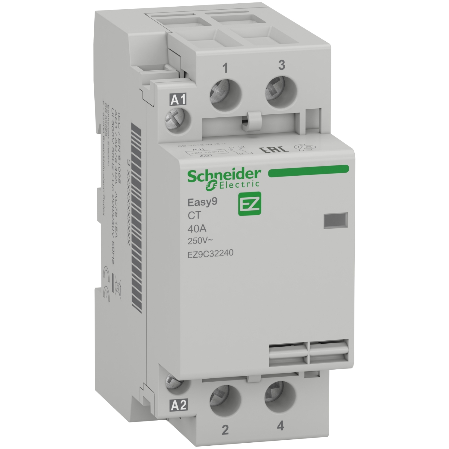 Easy9 Contactor modular 40A 2NO