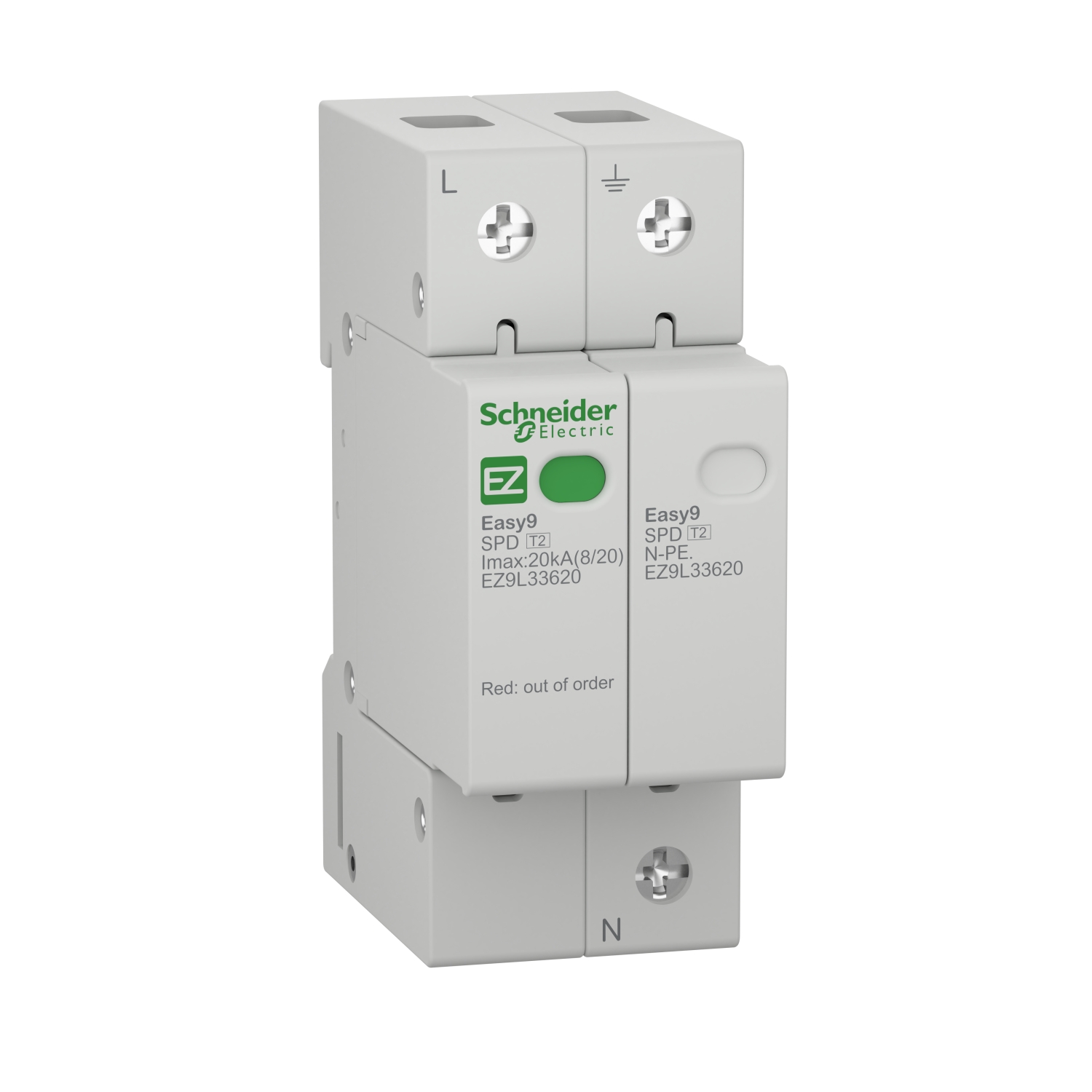 Easy9 Descarcator DPN 1P+N 20 kA TTTN-S Schneider