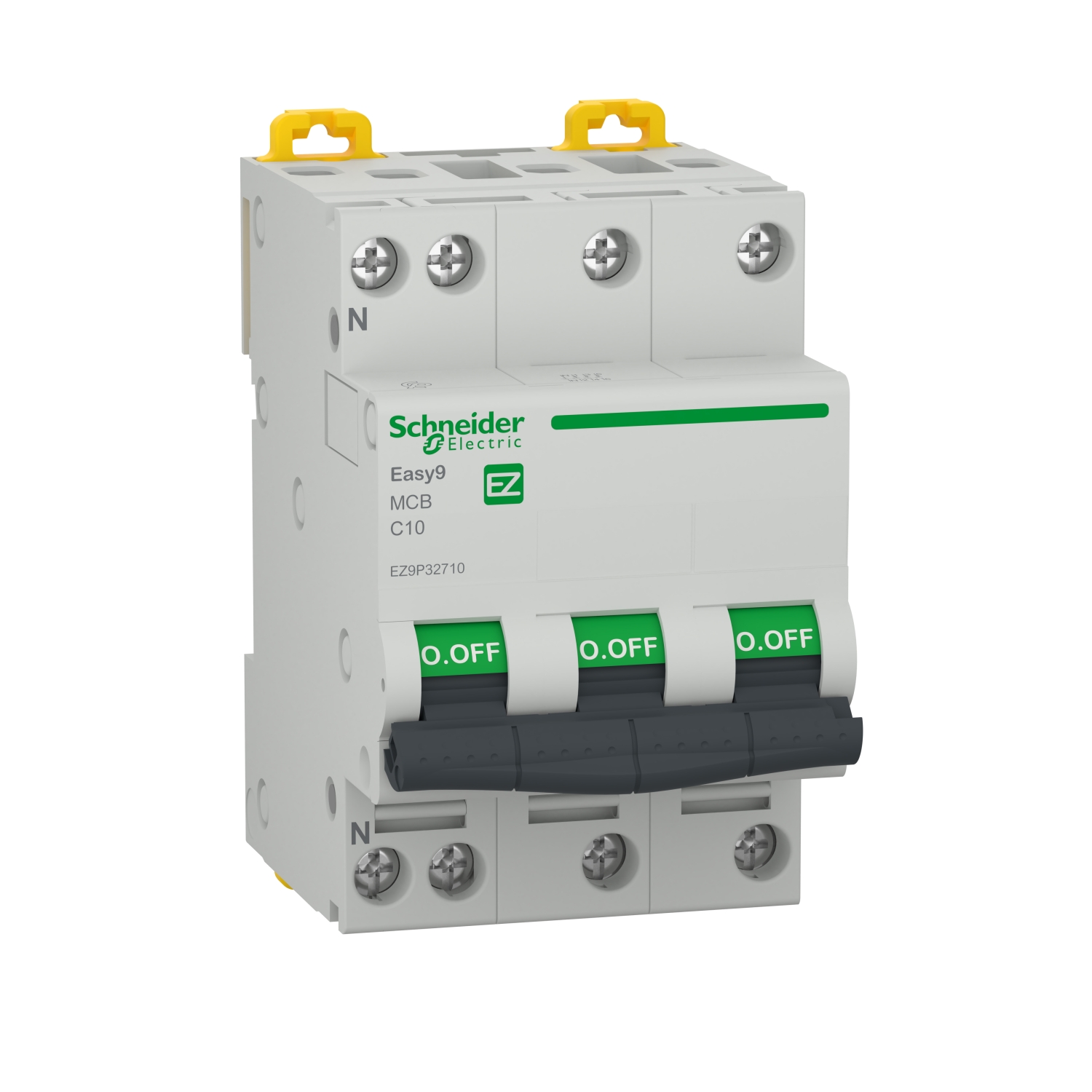 Easy9 Intreruptor automat siguranta 3P+N 4500 C 10A Schneider EZ9P32710