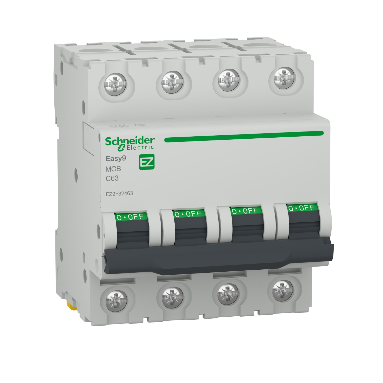 Easy9 Intreruptor automat siguranta 4P 4500 A C 63A Schneider EZ9F32463