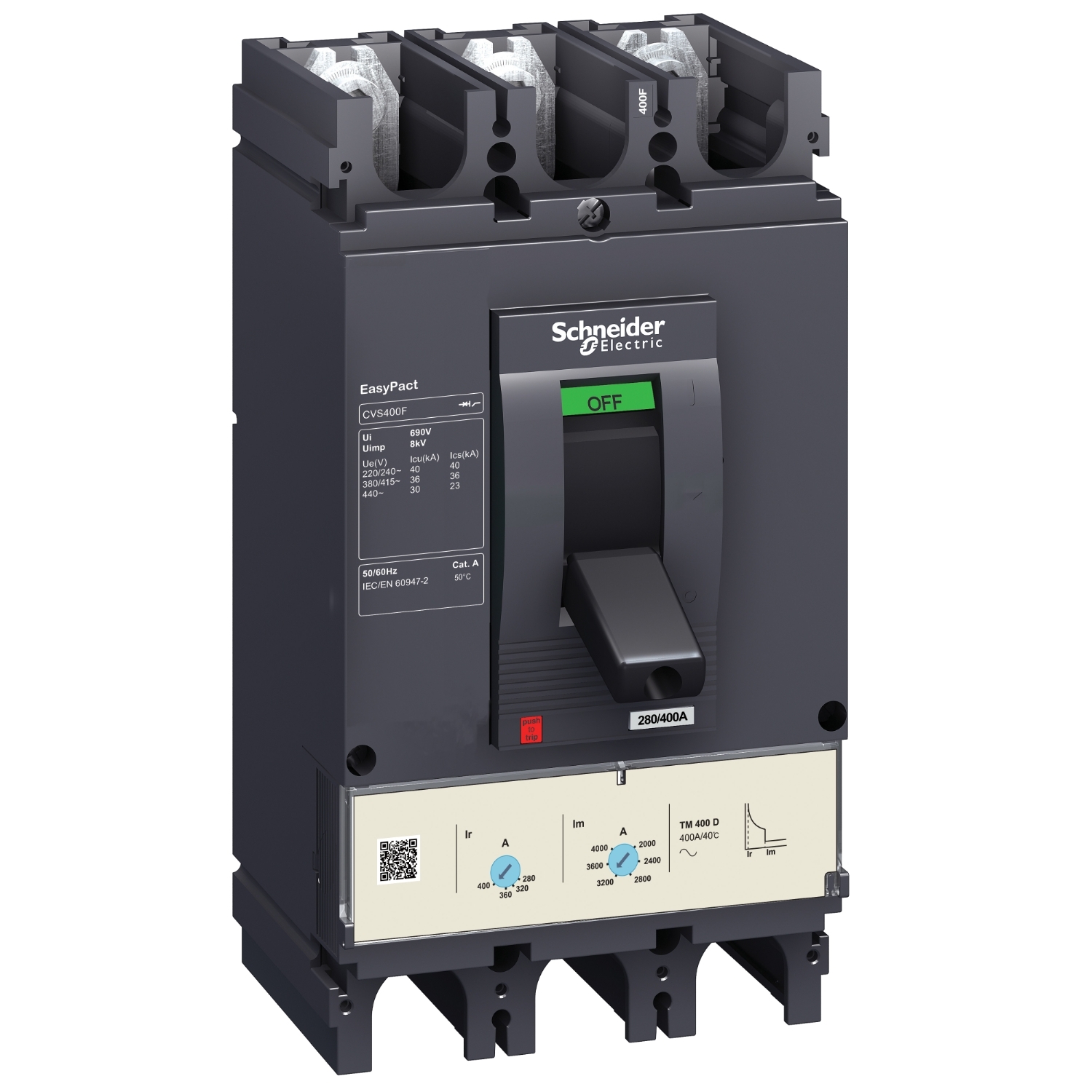 Easypact Cvs - CVS400F TM400D intreruptor - 3P/3d Schneider LV540306 