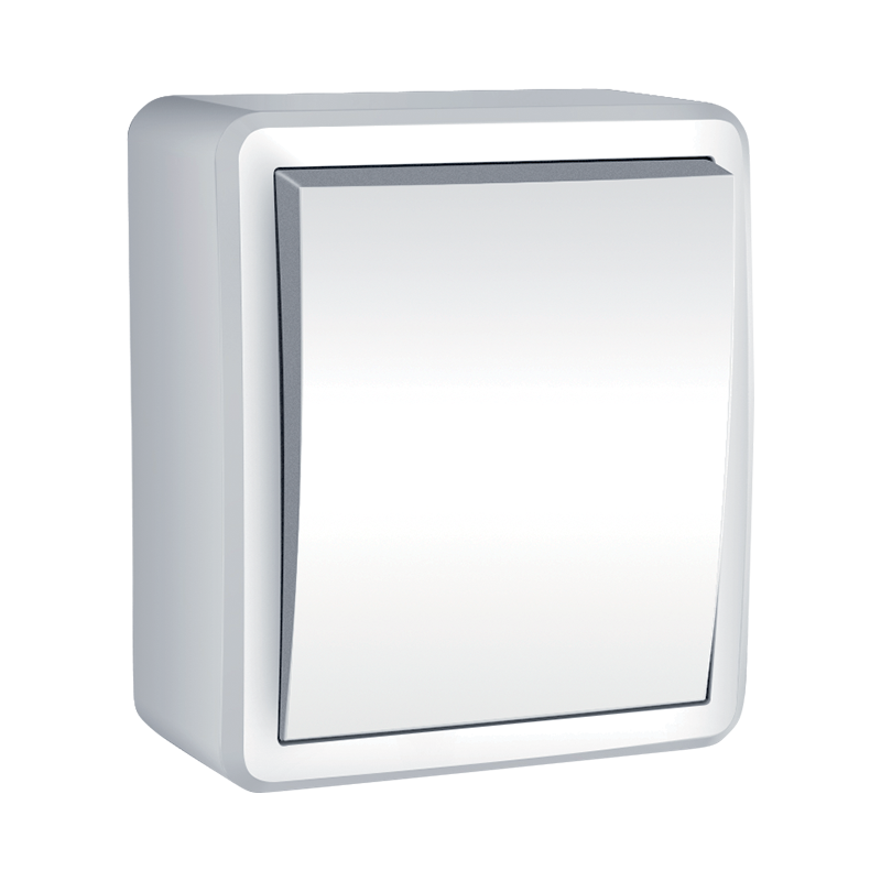Electrix Intrerupator cap scara Alb IP44 Elmark 191021 