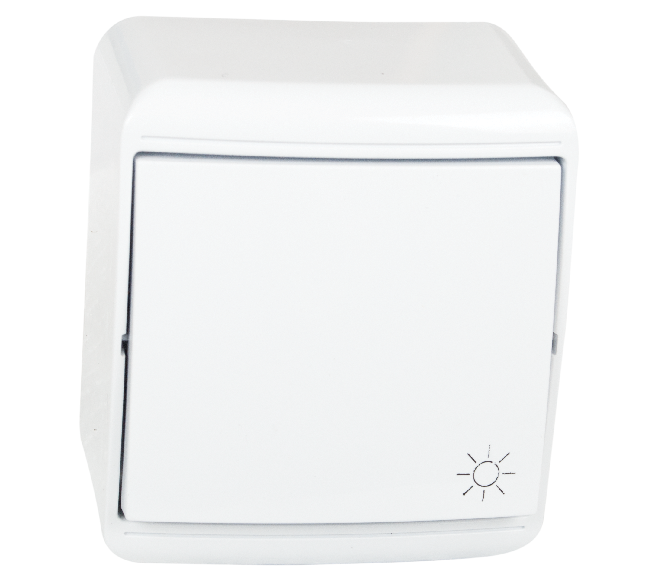 Electrix Intrerupator cu revenire Alb IP20 Elmark 19221306 