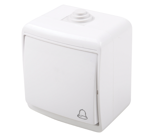 Electrix Intrerupator cu revenire Alb IP44 Elmark 1922130107 