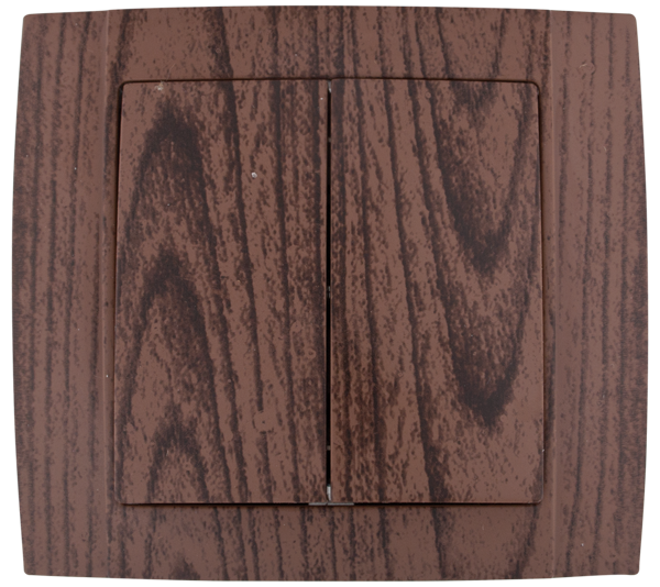 Hakan Intrerupator dublu Wenge Elmark 380704