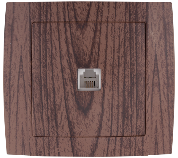 Hakan Priza date RJ45 Wenge Elmark 380837