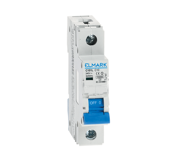 Siguranta electrica automata Elmark C101L 6A 1P Curba C 41101