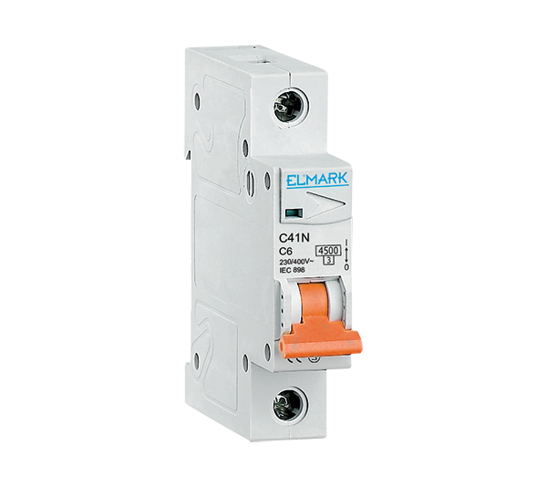 Siguranta electrica automata Elmark C41N 4A 1P Curba C 41461C