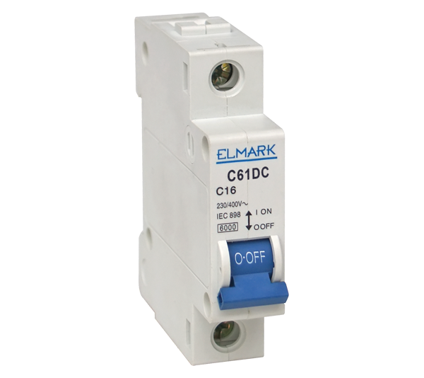 Siguranta electrica automata Elmark CURENT CONTINU 61DC 50A 1P Curba C 41174