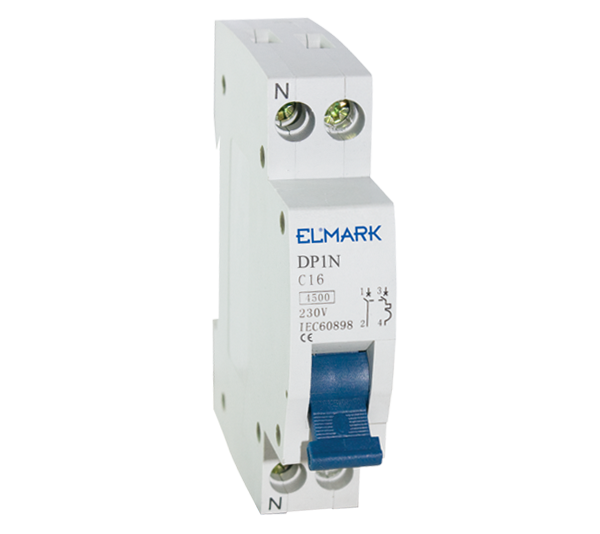 Siguranta electrica automata Elmark DP1N 6A 1P+N Curba C 41006