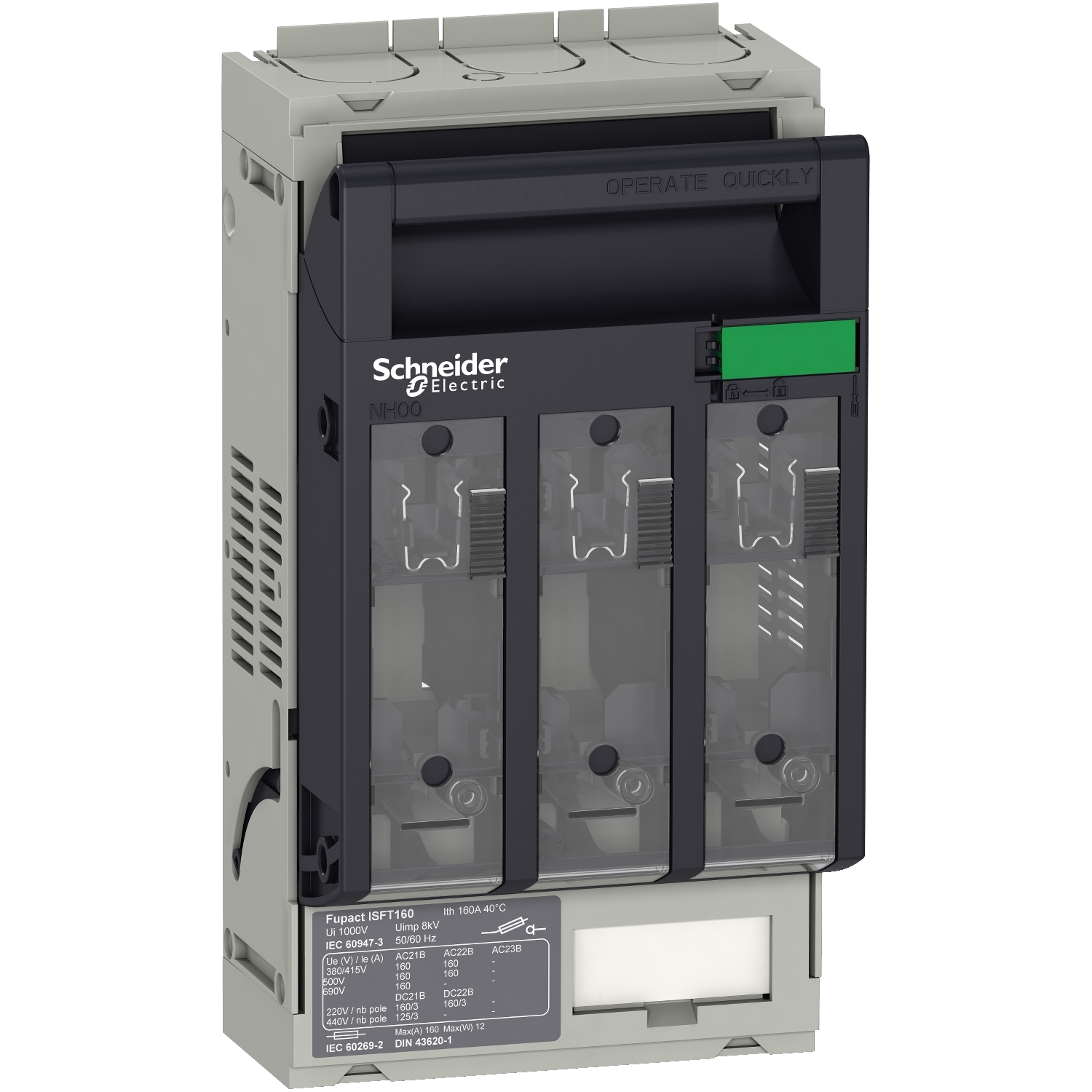 Unitate de declansare MicroLogic 4.3 AL pentru intreruptoare ComPacT NSX 630, electronica, 570A, 3 poli 3d, Schneider, C6334A570