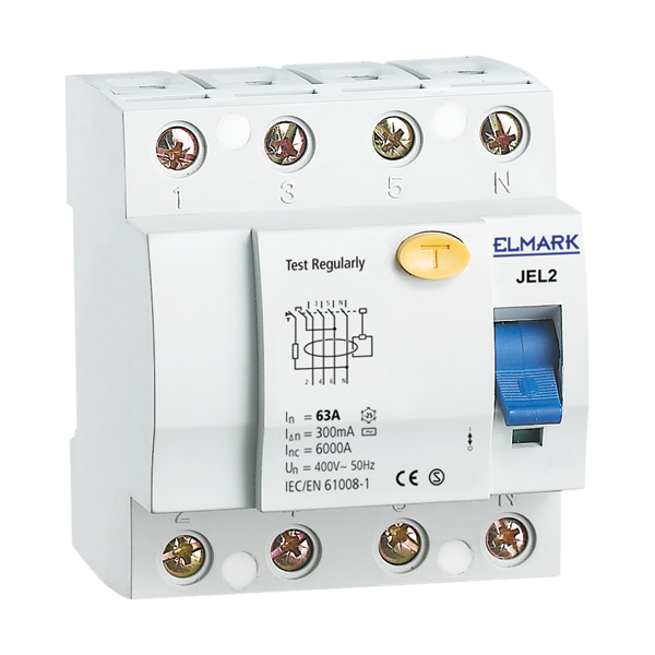 Intreruptor automat diferential Elmark JEL2 RCD TIP AC 4P 20A 30mA Sigma 40492S,