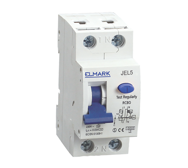 Intreruptor automat diferential Elmark JEL5 RCBO TIP AC 2P 40A 500mA 40045,