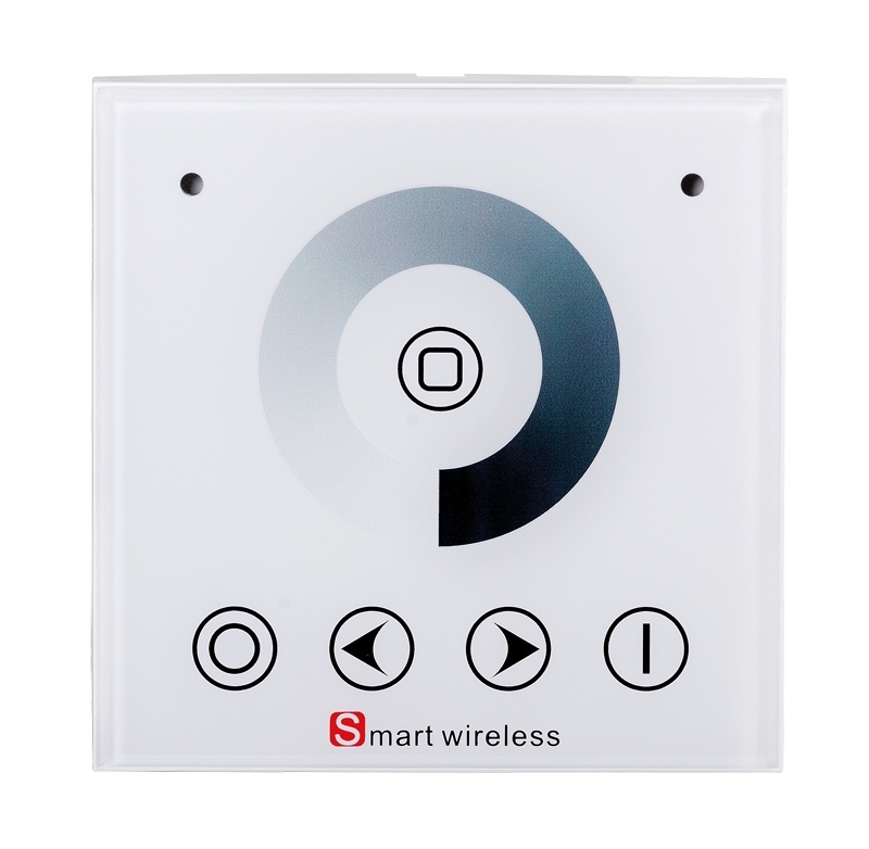 Intrerupator / Dimmer tactil Smart de perete, 2.4G RF, Pentru, iLuminat LED, controleaza gama RF 2.4g (ssd), 1 zona, Ultralux, SSW1Z