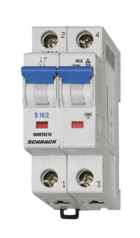 Intrerupator Automat Bipolar 2P Schrack Curba C 20A 4.5kA Schrack BM417220--