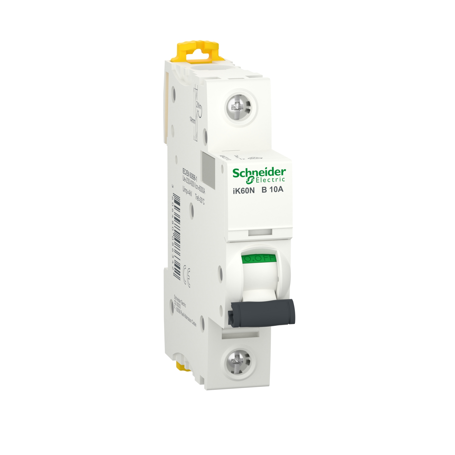 Intrerupator automat siguranta - Ik60N - 1P - 10 A - Curba B Schneider A9K23110 