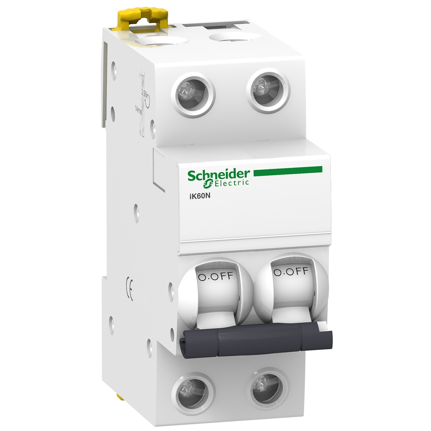 Intrerupator automat siguranta - ik60n - 2P - 16 A - curba C Schneider A9K24216