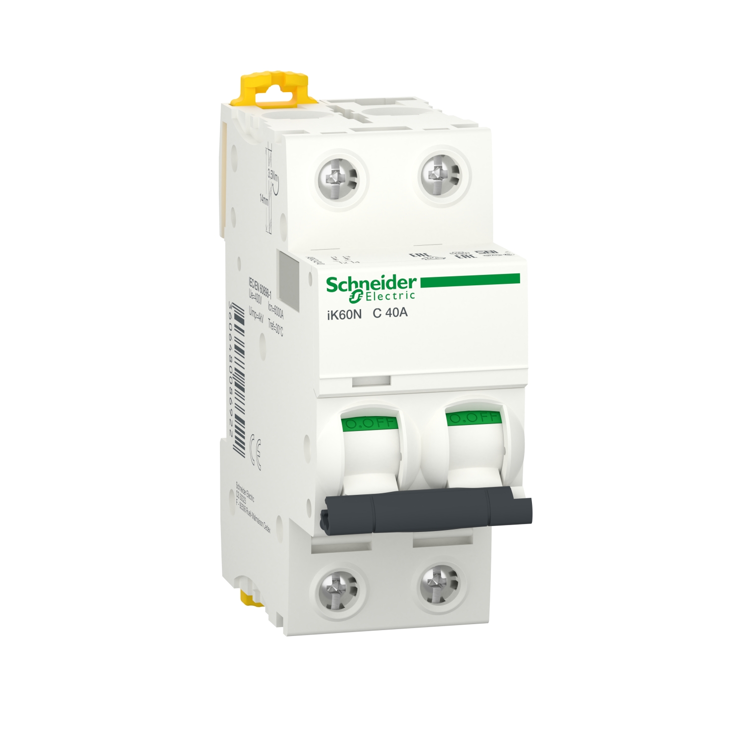 Intrerupator automat siguranta - Ik60N - 2P - 40 A - Curba C Schneider A9K24240