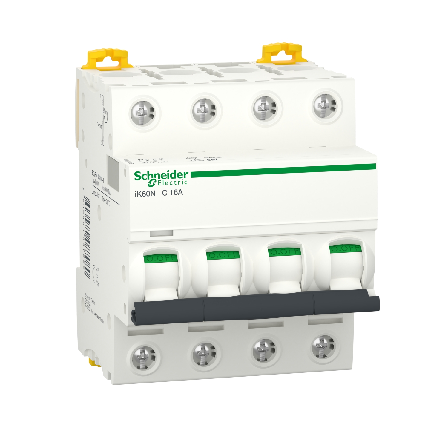 Intrerupator automat siguranta - ik60n - 4P - 16 A - curba C Schneider A9K24416