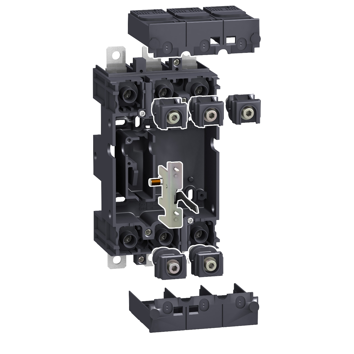 Kit bază de tip plug-in - 3 poli - pentru NSX100 - 250 Schneider LV429289