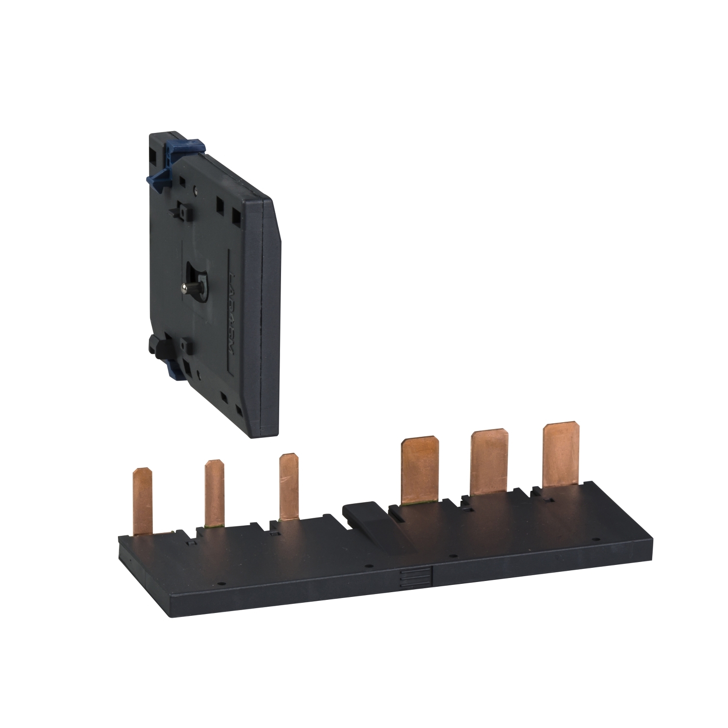 Kit pentru asamblarea contactoarelor comutatoare 3P LC1D40A-D80A cu cleme cu șurub fără interblocare electrica Schneider LAD9R3S