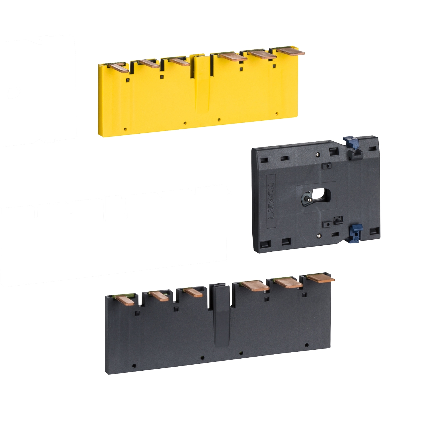Kit pentru asamblarea contactoarelor inversoare 3P LC1D40A-D80A cu cleme cu șurub fără interblocare electrica Schneider LAD9R3