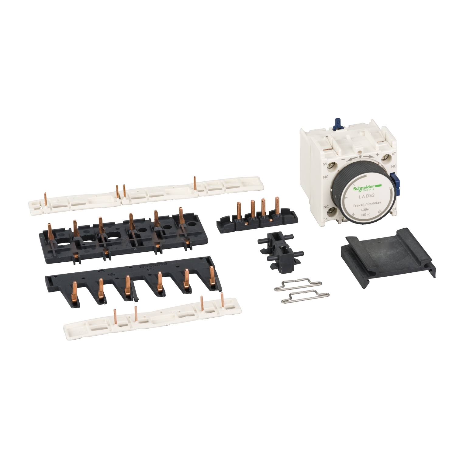 Kit pentru montaj starter stea delta pentru 2 x contactori LC1D25-D38 and star LC1D09-D18 cu bloc de cronometru Schneider LAD93217