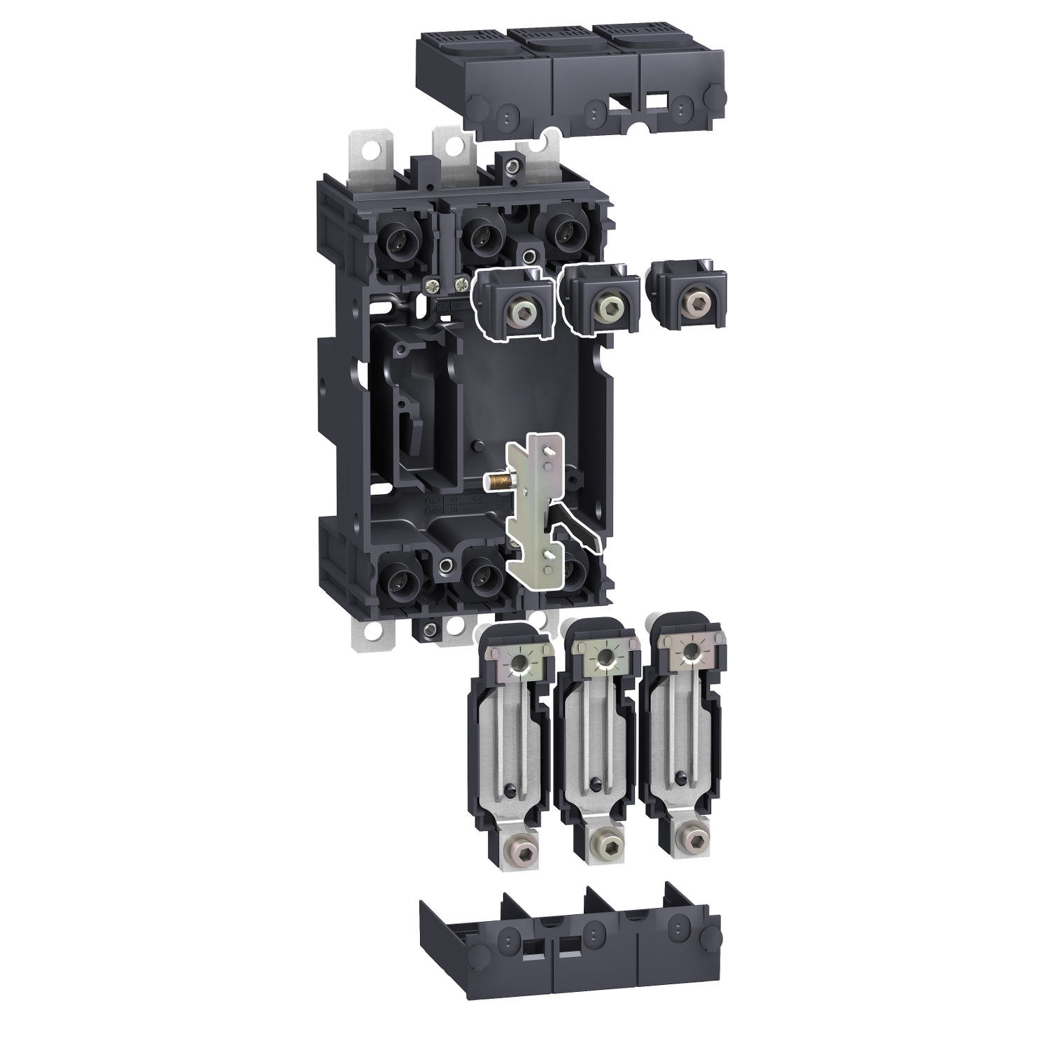 Kit Soclu - 3 Poli - Pt. Vigi Nsx100 - 250 Schneider LV429291